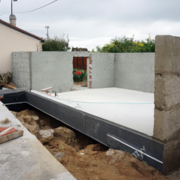 Agrandissement terrasse pour jardin suspendu Mandelieu-la-Napoule